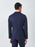 John Lewis S100's Birdseye Regular Fit Suit Jacket, Navy, Navy