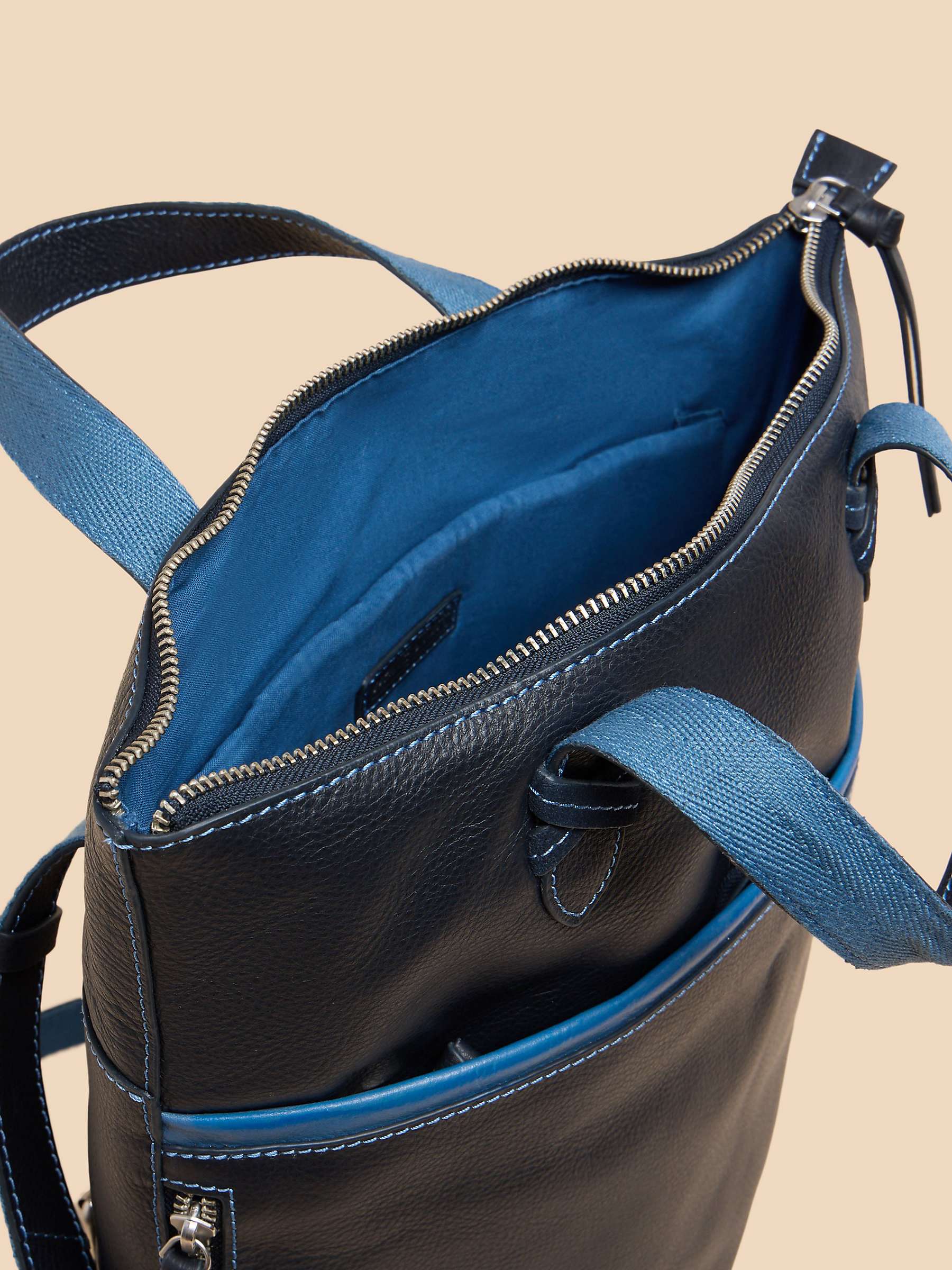 Buy White Stuff Convertible Leather Backpack Online at johnlewis.com