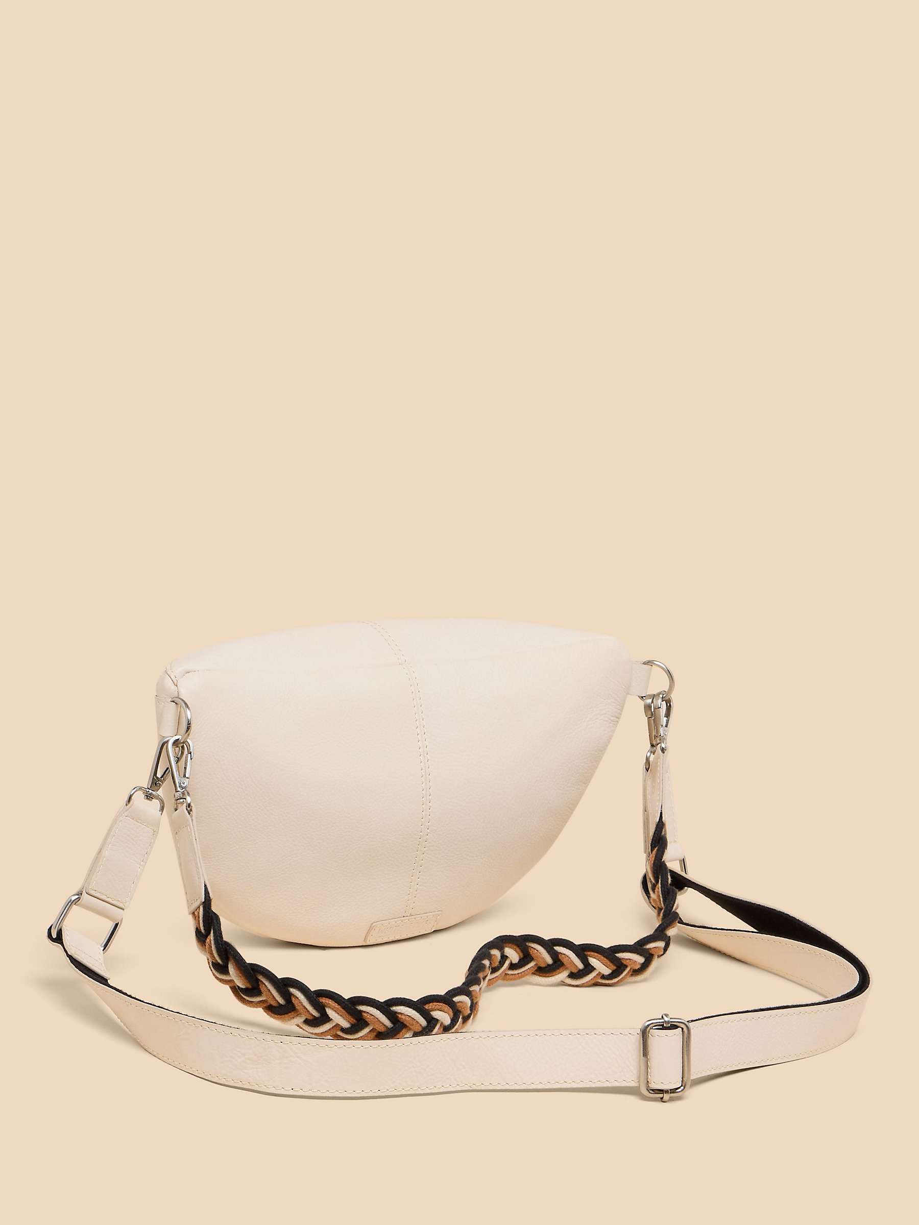 Buy White Stuff Sebby Leather Cross Body Sling Bag Online at johnlewis.com