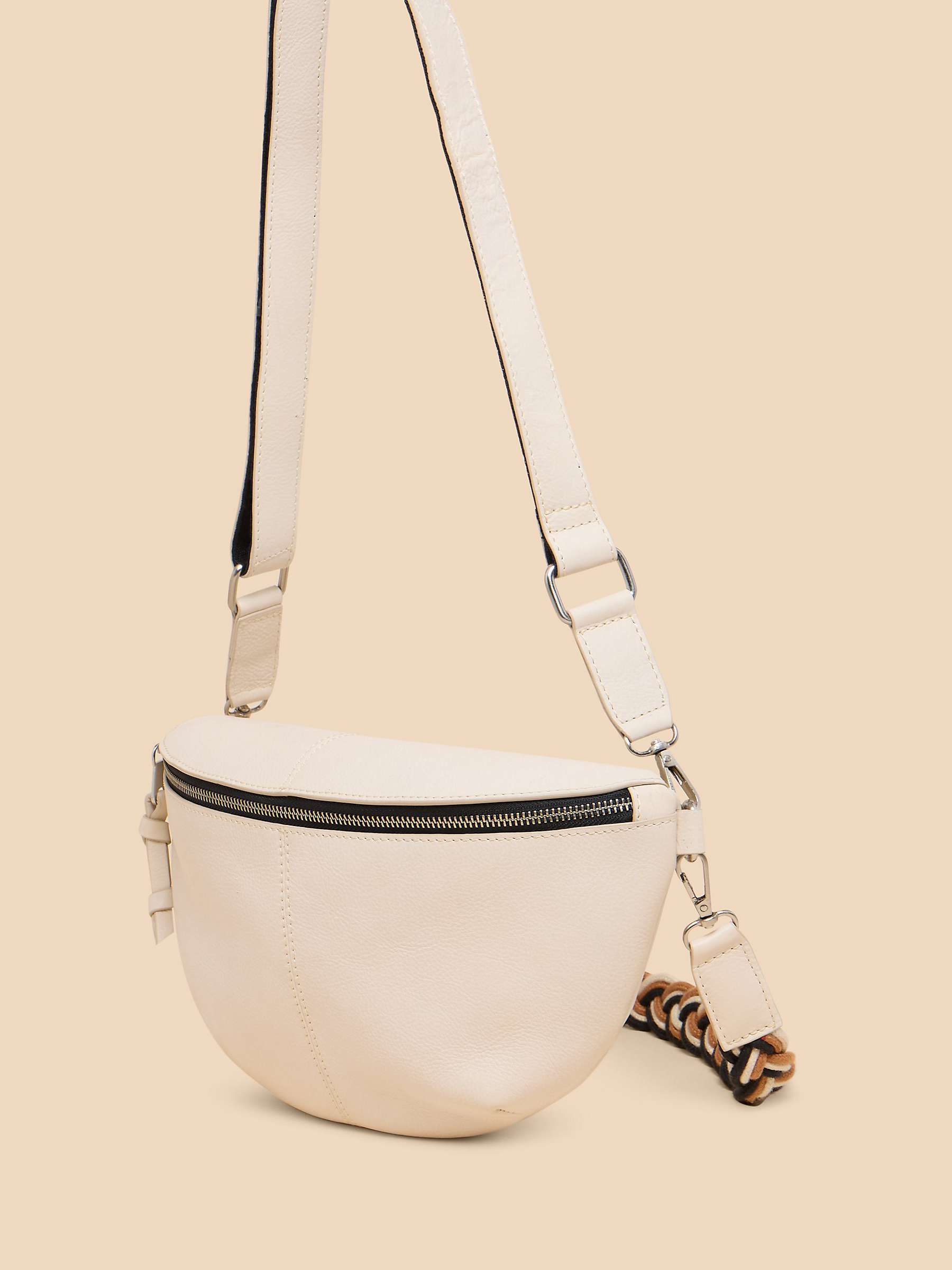Buy White Stuff Sebby Leather Cross Body Sling Bag Online at johnlewis.com