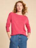 White Stuff Olive Jumper, Bright Pink