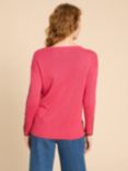 White Stuff Olive Jumper, Bright Pink