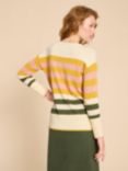 White Stuff Olive Striped Jumper