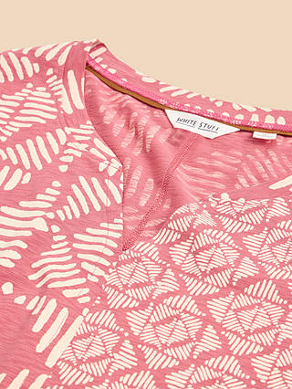 White Stuff Nelly Cotton Top, Pink