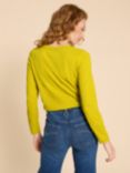 White Stuff Clara Plain Jersey Top, Deep Yellow