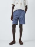 John Lewis Cotton & Linen Blend Pleat Shorts