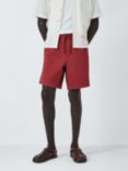 John Lewis Cotton Drawstring Shorts, Fired Brick