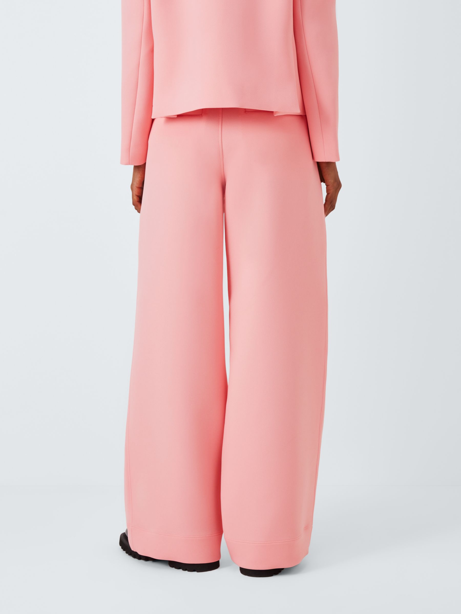 Buy Equipment Andres Wide Leg Trousers, Flamingo Pink Online at johnlewis.com