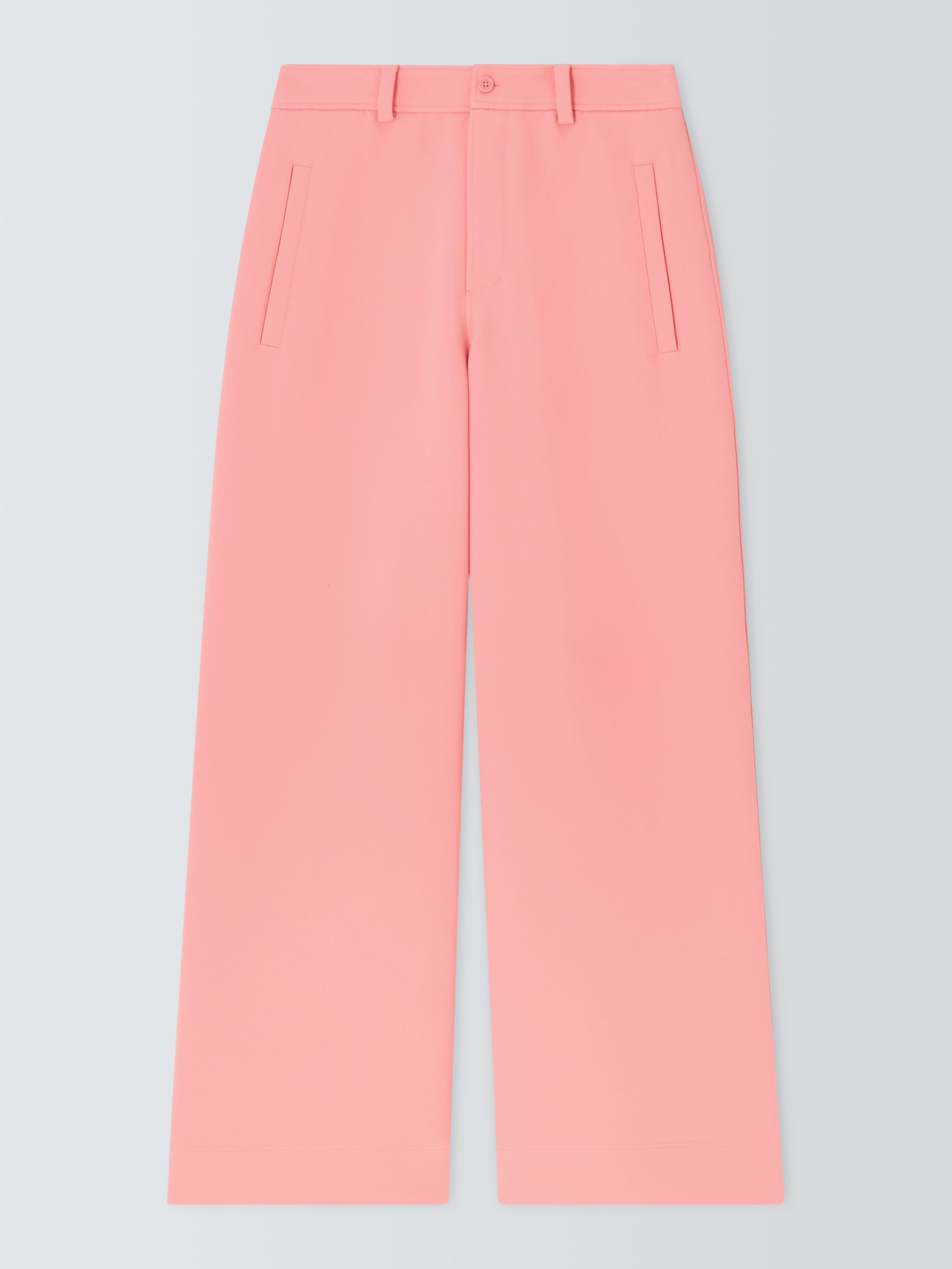 Buy Equipment Andres Wide Leg Trousers, Flamingo Pink Online at johnlewis.com