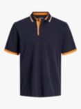 Jack & Jones Kids' Steel Cotton Polo Shirt, Navy