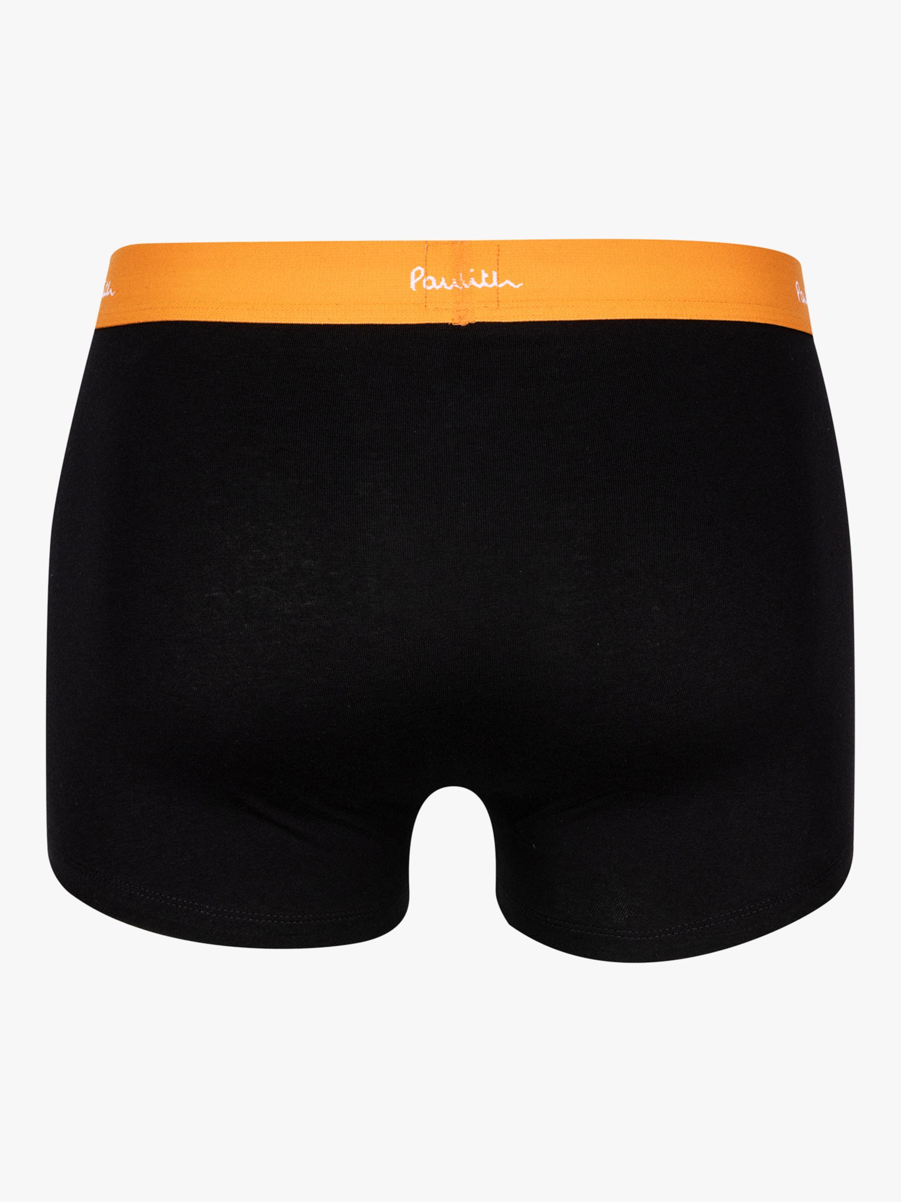 Buy Paul Smith Organic Cotton Blend Boxer Briefs, Pack of 3, Black/Multi Online at johnlewis.com
