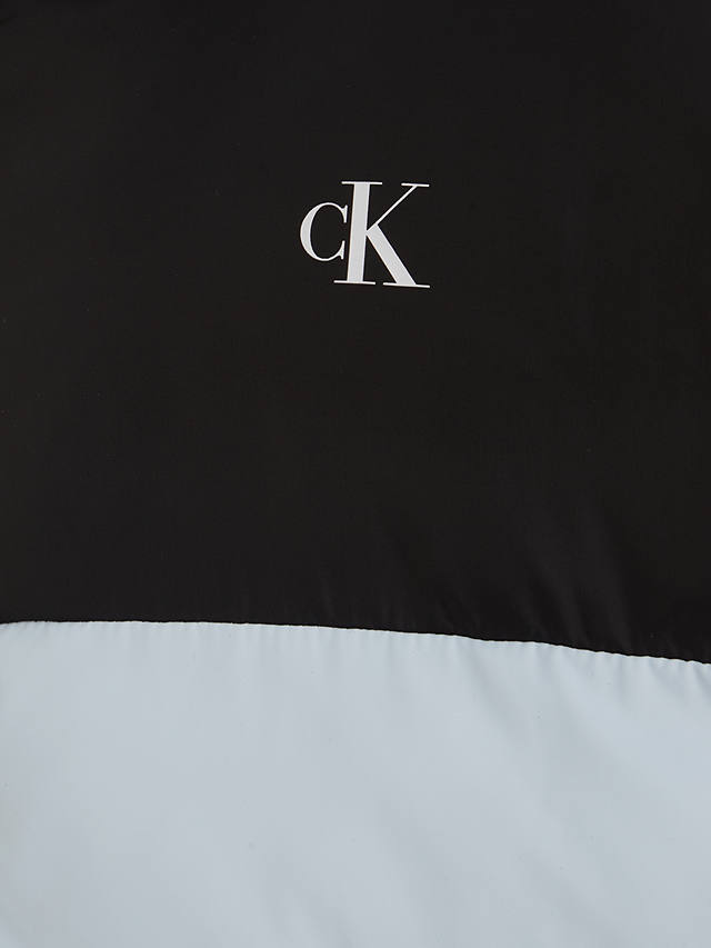 Calvin Klein Kids' Puffer Colour Block Gilet, Keepsake Blue