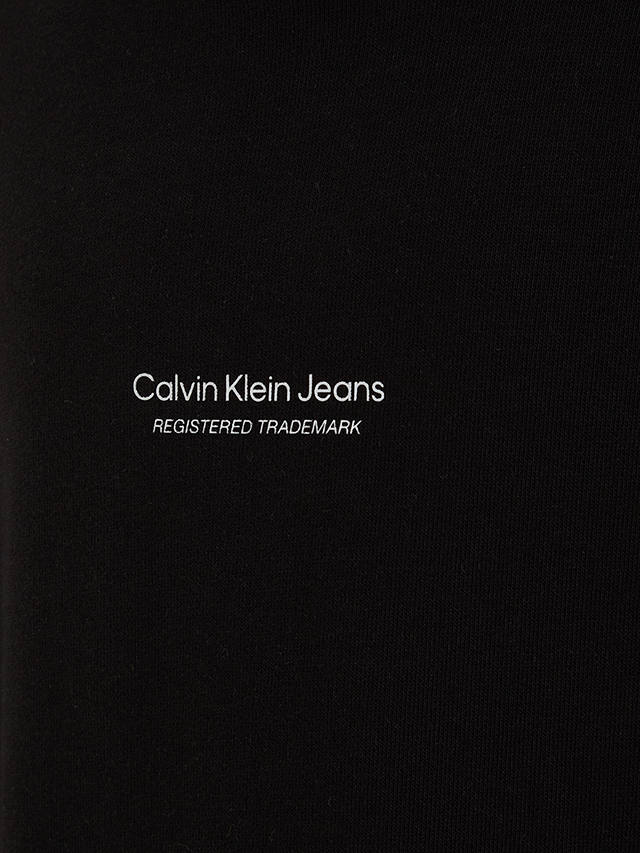 Calvin Klein Kids' Terry Logo Hoodie, Ck Black