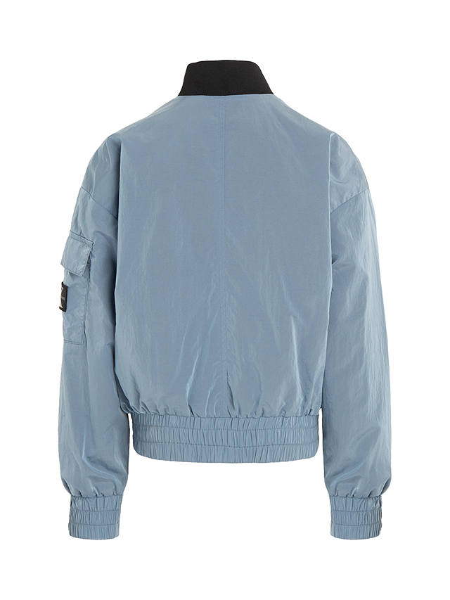 Calvin Klein Kids' Structured Bomber Jacket, Goblin Blue