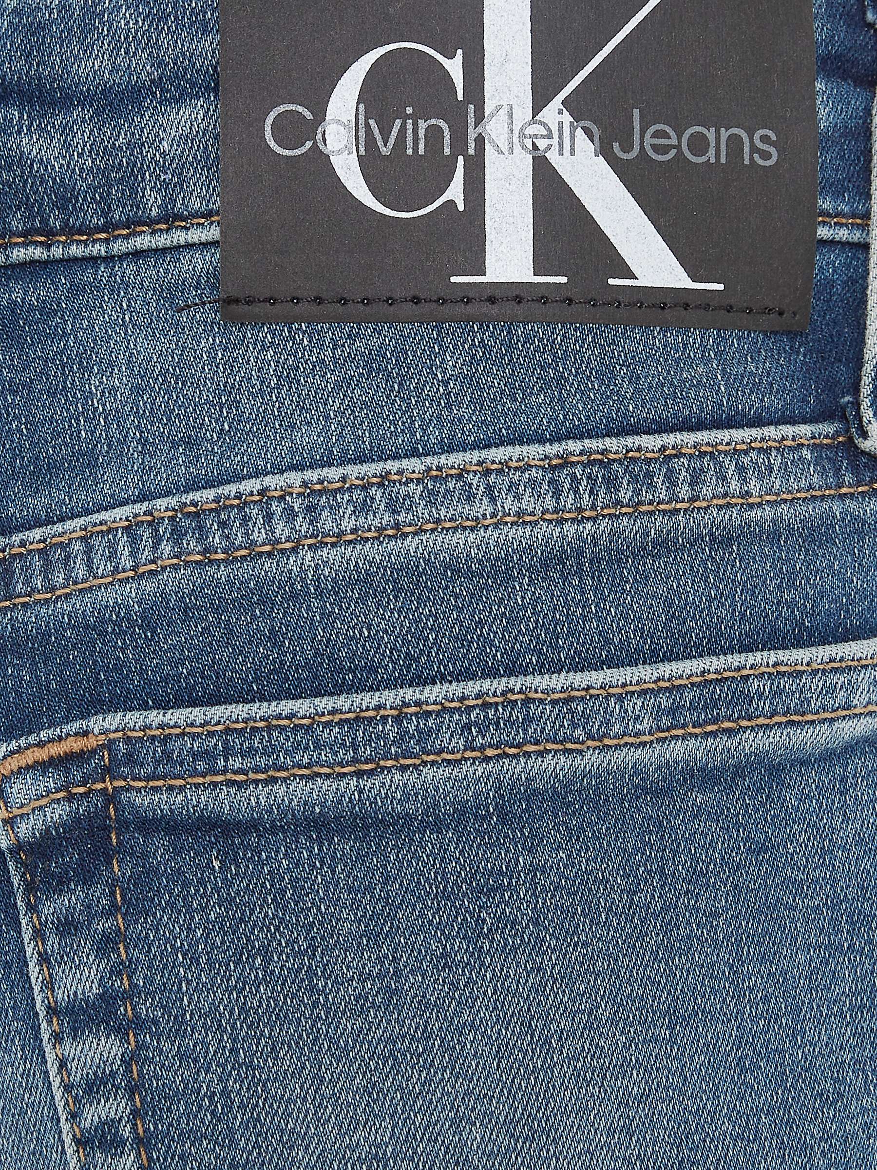 Buy Calvin Klein Kids' Optic Slim Fit Jeans, Dark Optic Blue Online at johnlewis.com