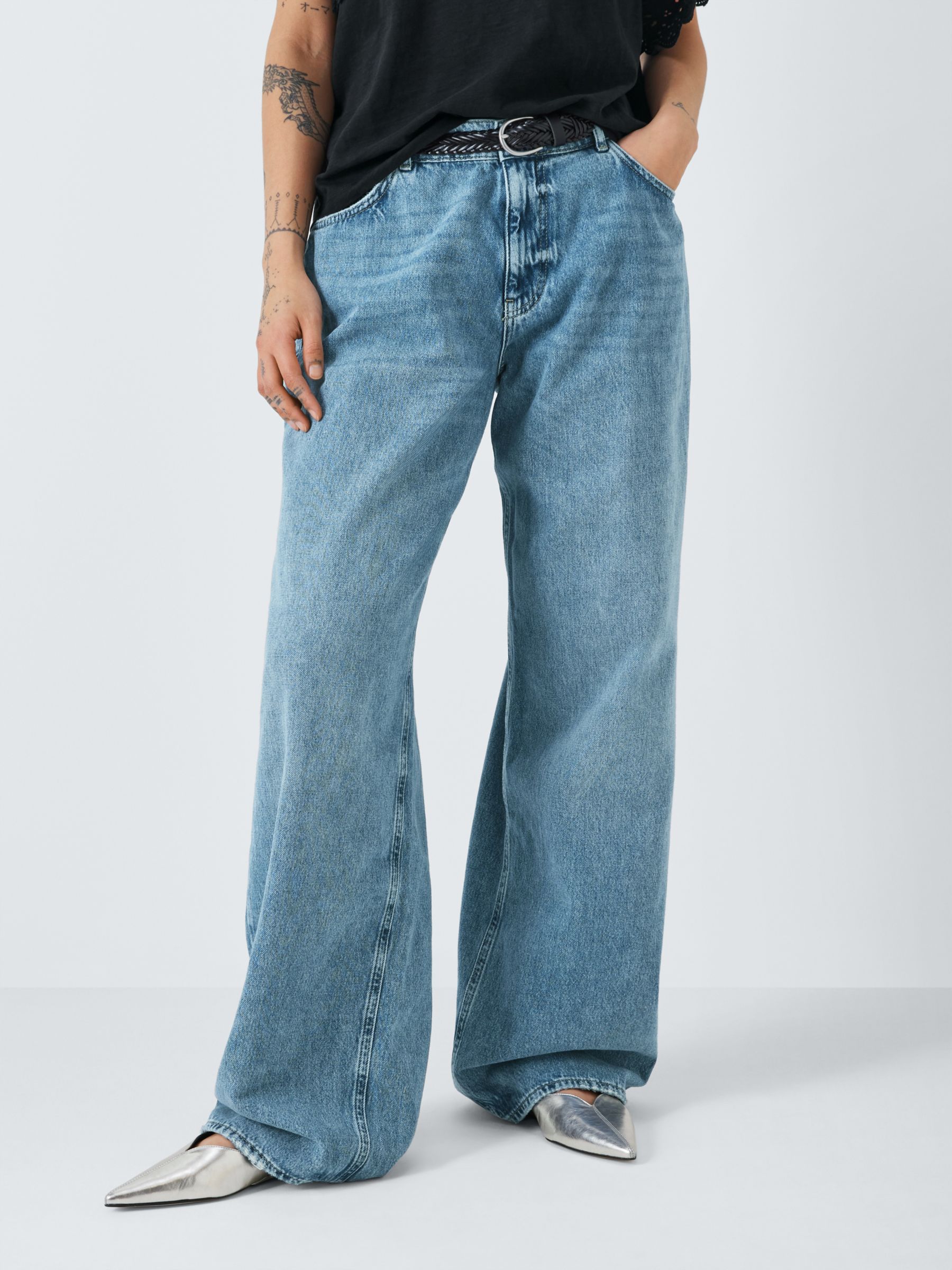 AND/OR Pasadena Puddle Jeans, Blue, 32R