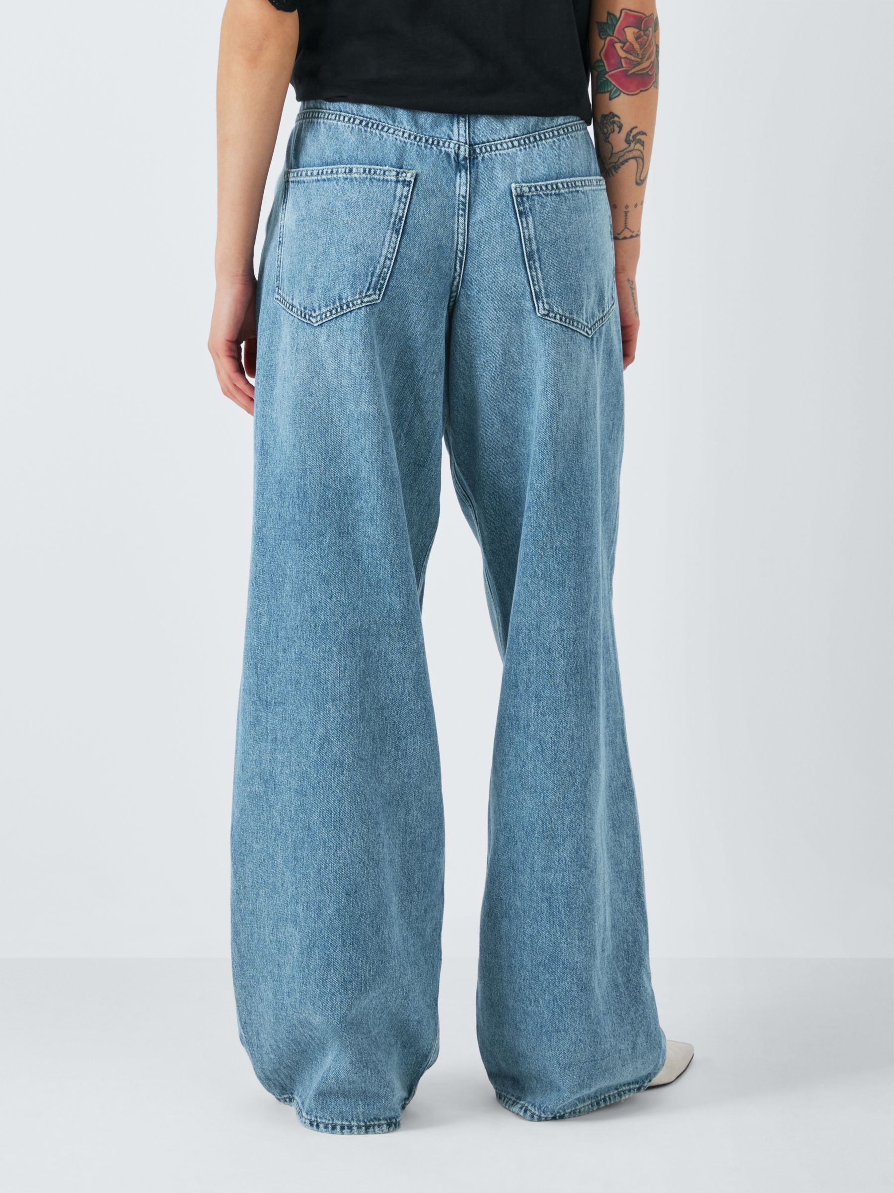 AND/OR Pasadena Puddle Jeans, Blue at John Lewis & Partners