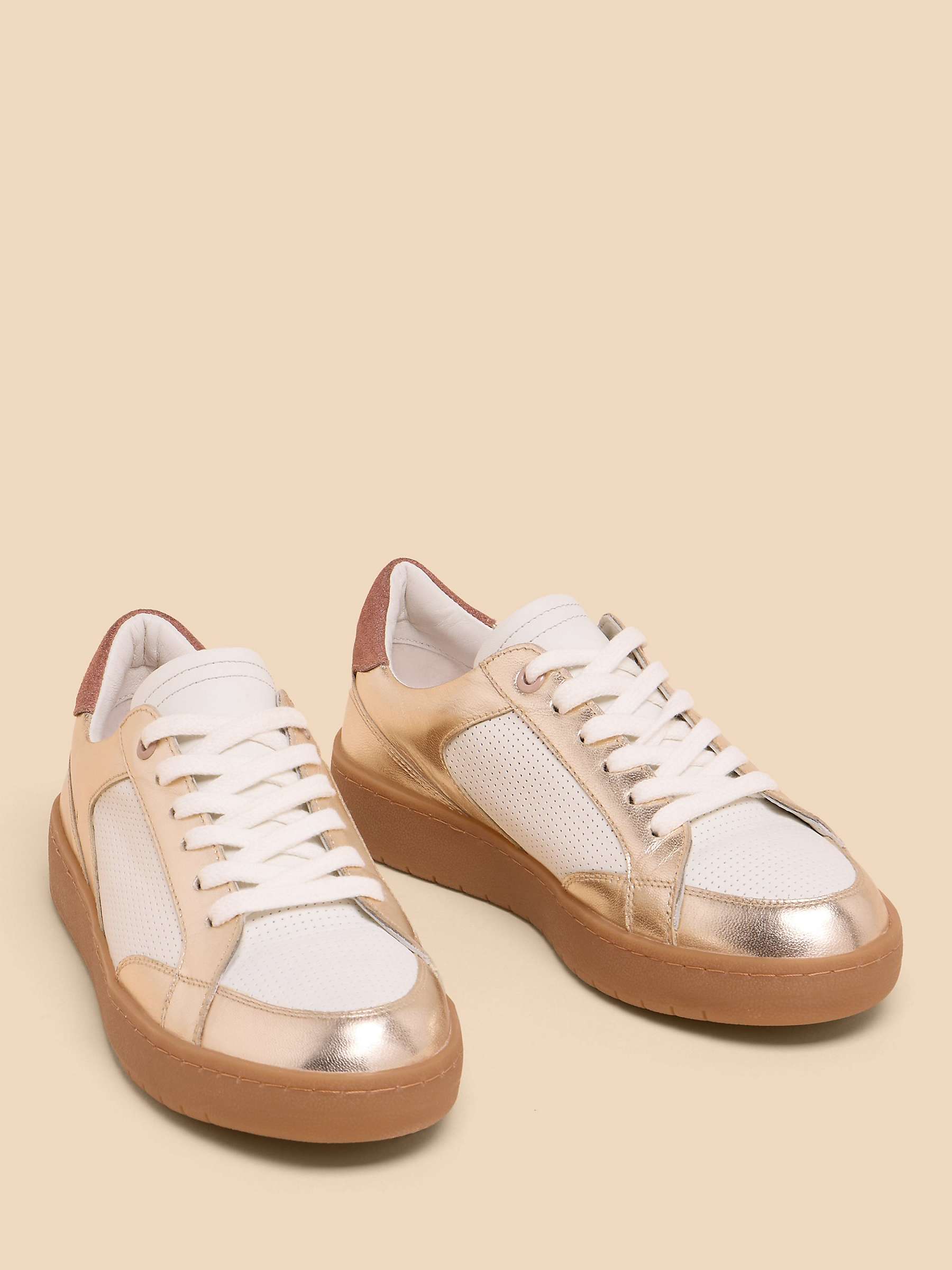 Buy White Stuff Suede and Leather Trainers Online at johnlewis.com