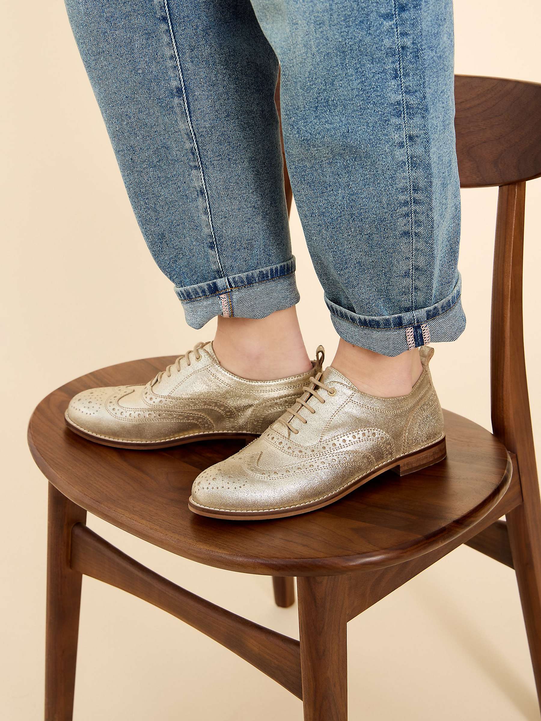 Buy White Stuff Lace Up Leather Brogues Online at johnlewis.com