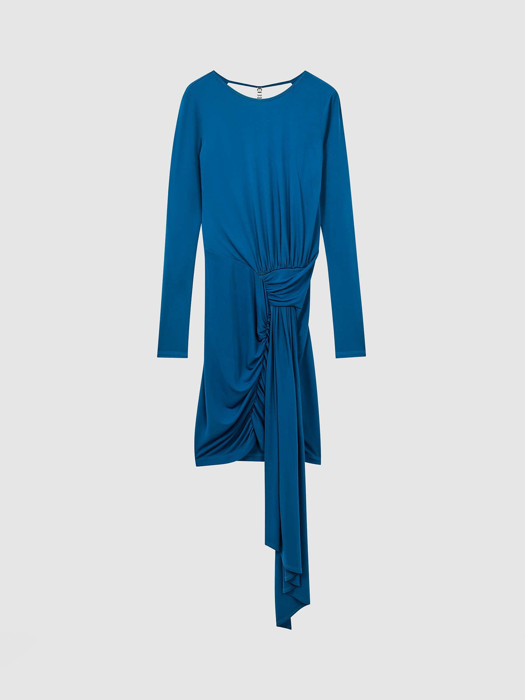 Buy Reiss Isadora Midi Dress, Teal Online at johnlewis.com