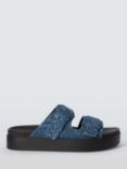 rag & bone Geo Tweed Platform Sandals, Blue