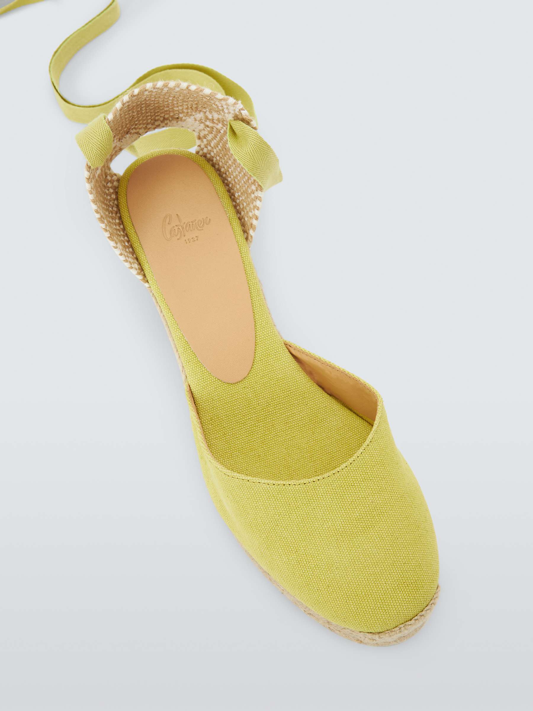 Buy Castañer Carina Cotton Wedge Espadrille Sandals, Ciber Online at johnlewis.com