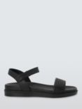 John Lewis Lucie Leather Woven Strap Comfort Sandals