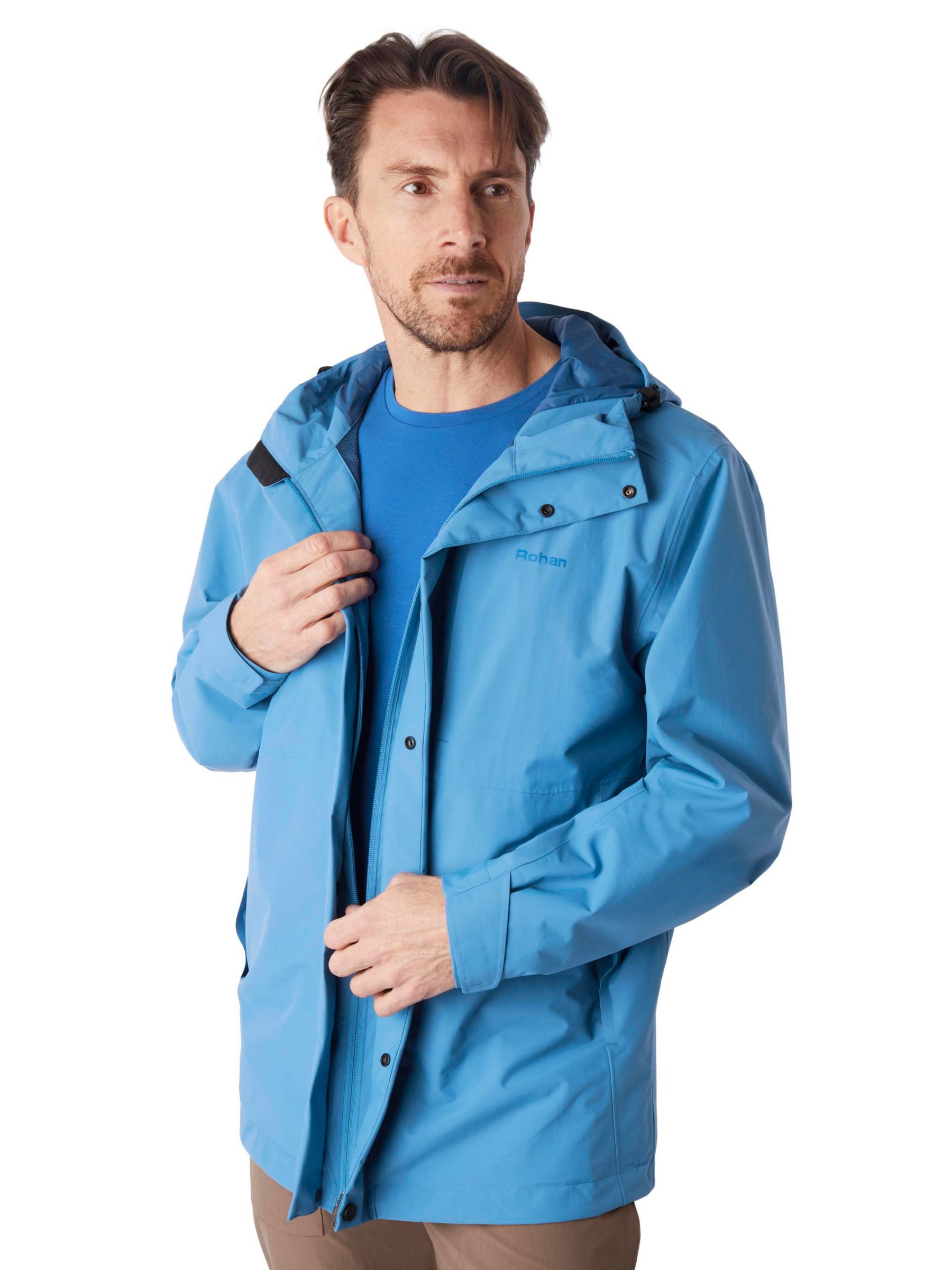 Rohan Brecon Men's Waterproof Jacket, Island Blue, S