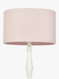 John Lewis Sophia Pure Linen Oval Lampshade, Ash Rose