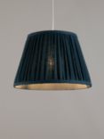 John Lewis Sophia Pleat Lampshade, Teal