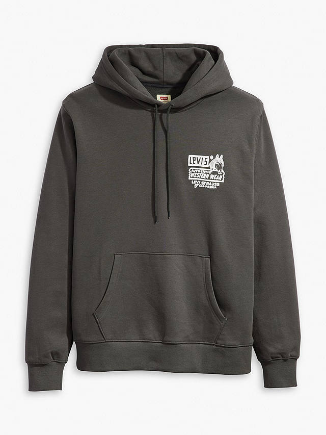 Levi's Standard Fit Graphic Hoodie, Grey/Multi