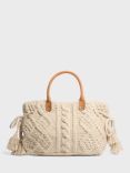 Gerard Darel Marilyn Tassel Detail Bag, Natural