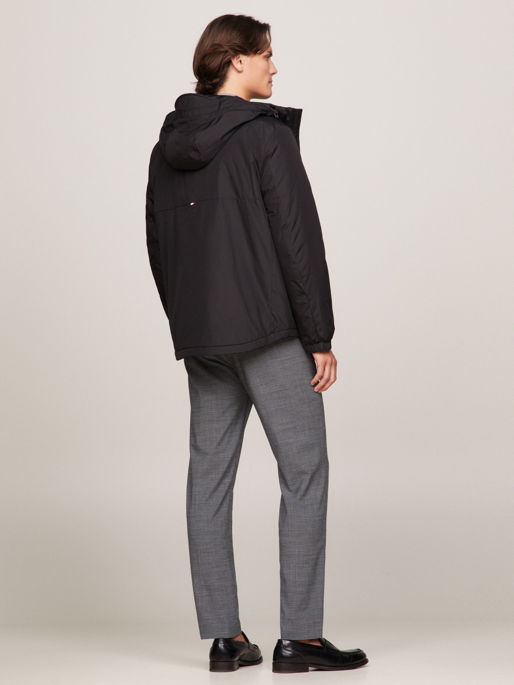 Tommy Hilfiger Portland Hooded Jacket, Black, XL