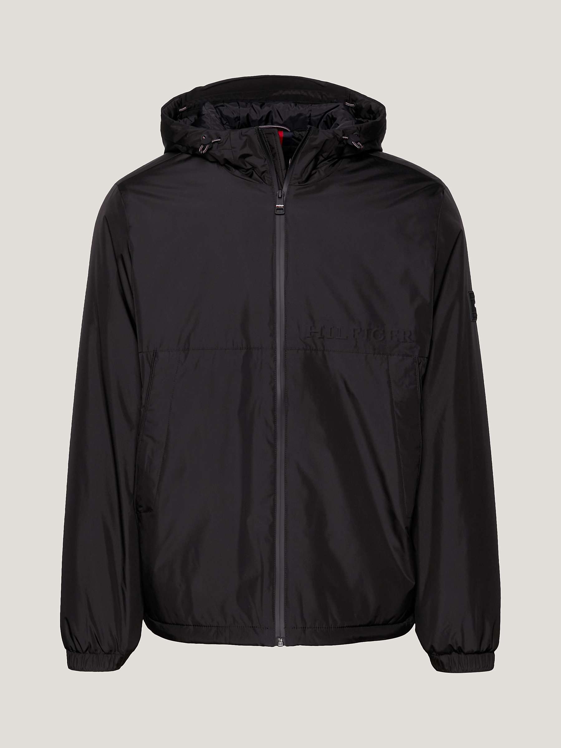 Buy Tommy Hilfiger Portland Hooded Jacket, Black Online at johnlewis.com