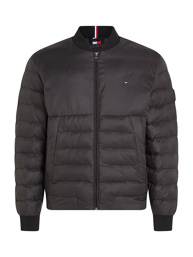 Tommy Hilfiger Packable Recycled Bomber Jacket, Black
