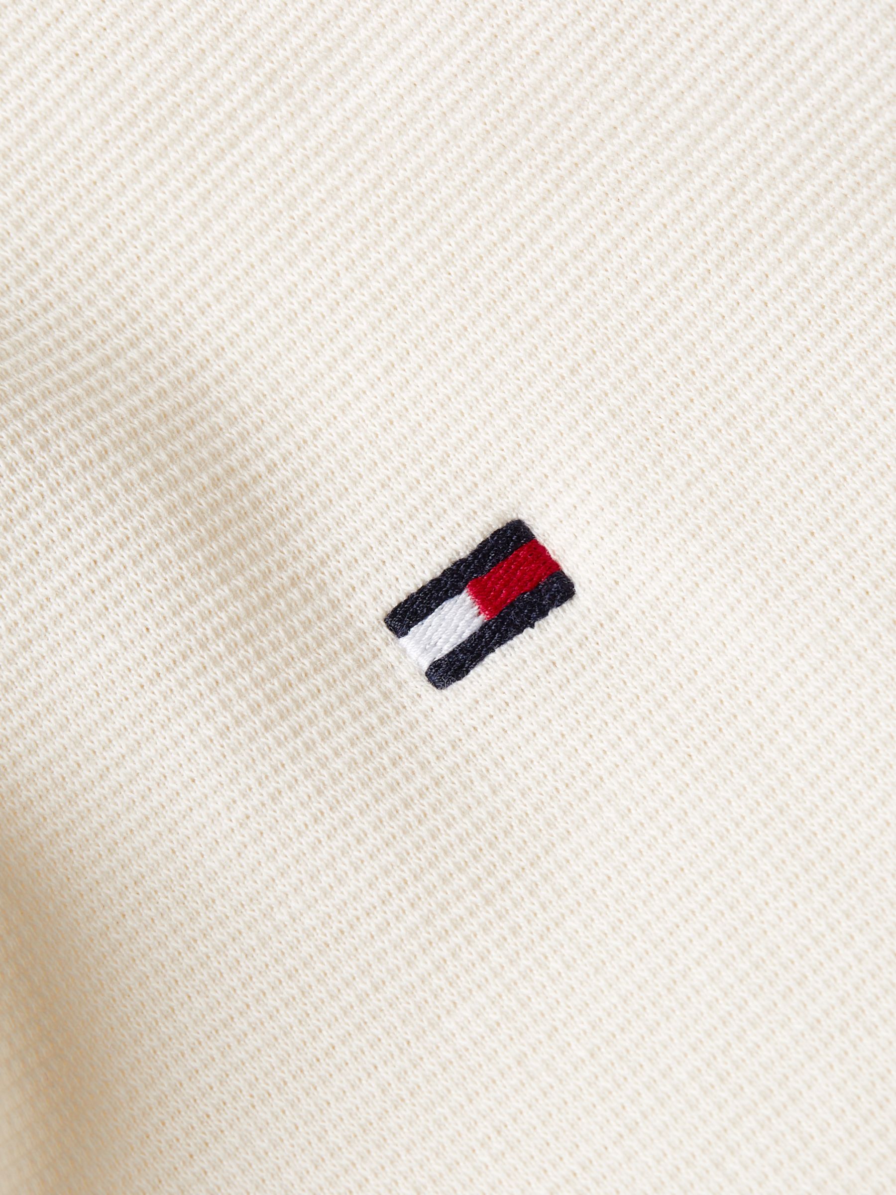 Tommy Hilfiger Global Stripe Short Sleeve Monotype Polo Shirt, Calico, L