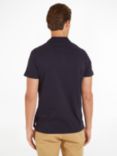 Tommy Hilfiger Global Stripe Short Sleeve Monotype Polo Shirt, Desert Sky