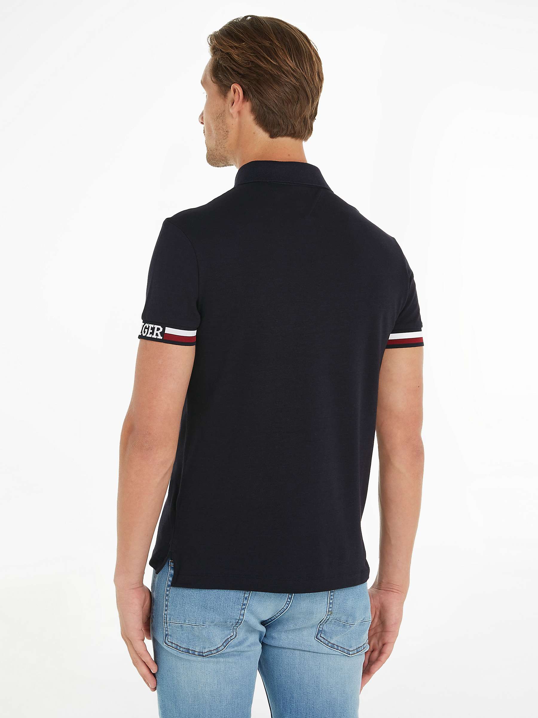 Buy Tommy Hilfiger Monotype Slim Fit Polo Top Online at johnlewis.com
