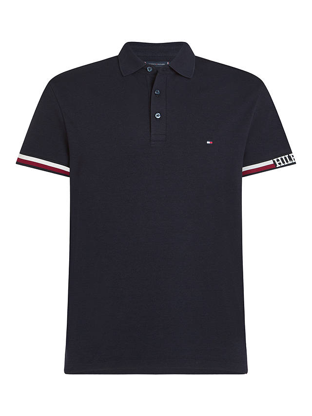 Tommy Hilfiger Monotype Slim Fit Polo Top, Desert Sky