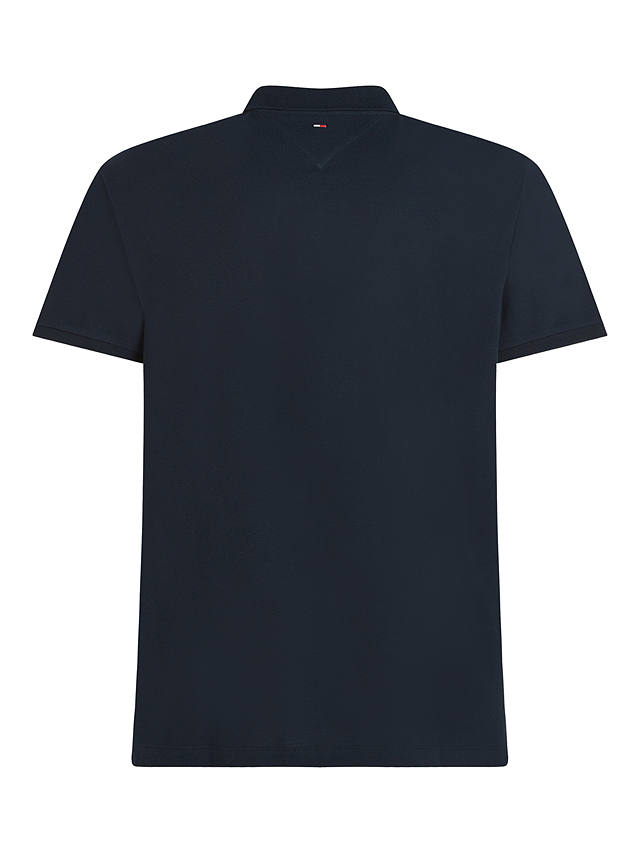 Tommy Hilfiger Monotype Short Sleeve Polo Top, Desert Sky