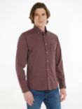 Tommy Hilfiger Houndstooth Long Sleeve Shirt, Royal Berry