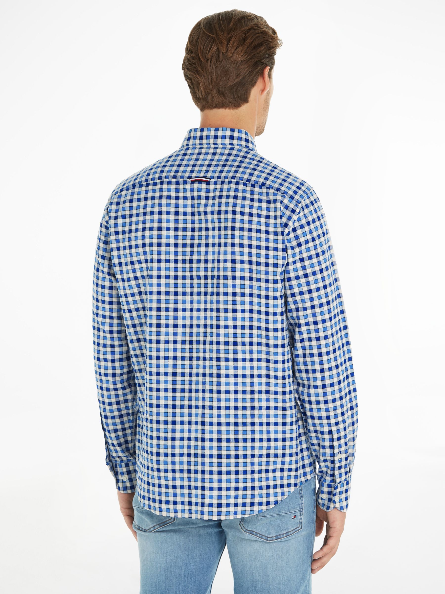 Buy Tommy Hilfiger Oxford Gingham Long Sleeve Shirt Online at johnlewis.com