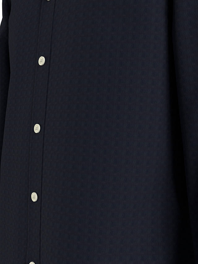 Tommy Hilfiger Oxford Dobby Long Sleeve Shirt, Navy
