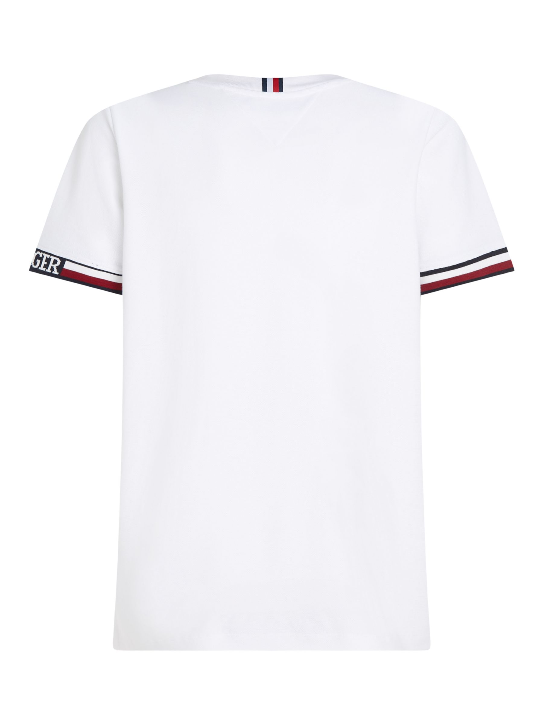 Tommy Hilfiger Monotype Short Sleeve T-Shirt, White, L