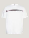 Tommy Hilfiger B&T Monotype Chest Stripe T-Shirt, White