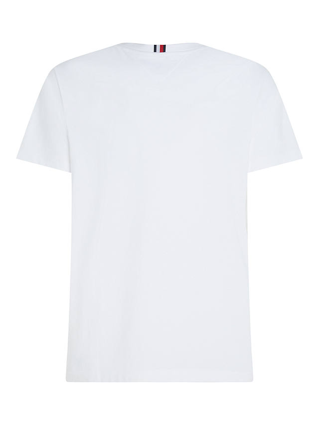 Tommy Hilfiger B&T Monotype Chest Stripe T-Shirt, White