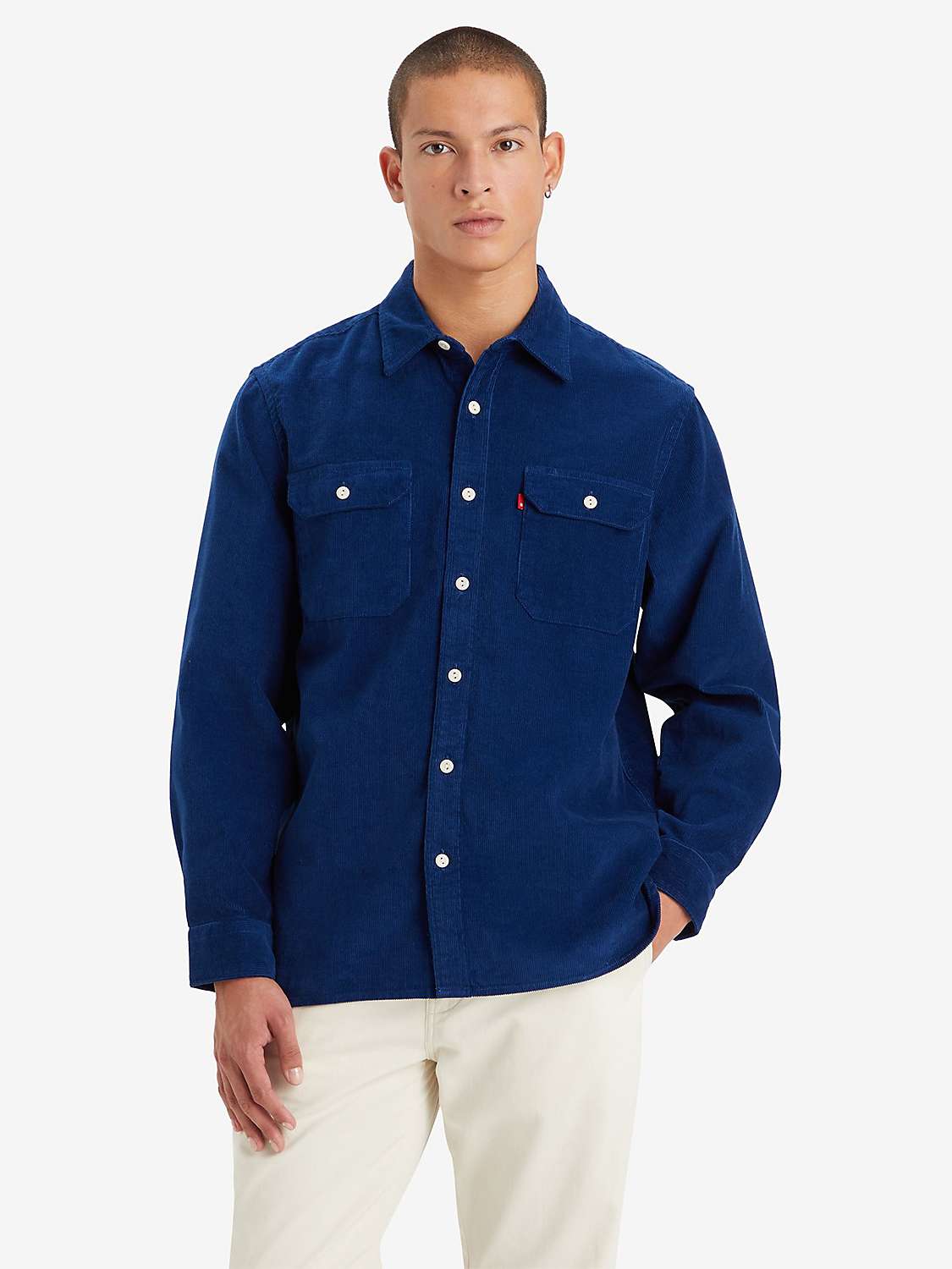 Buy Levi's Jackson Worker Overshirt, Estate Blue Online at johnlewis.com