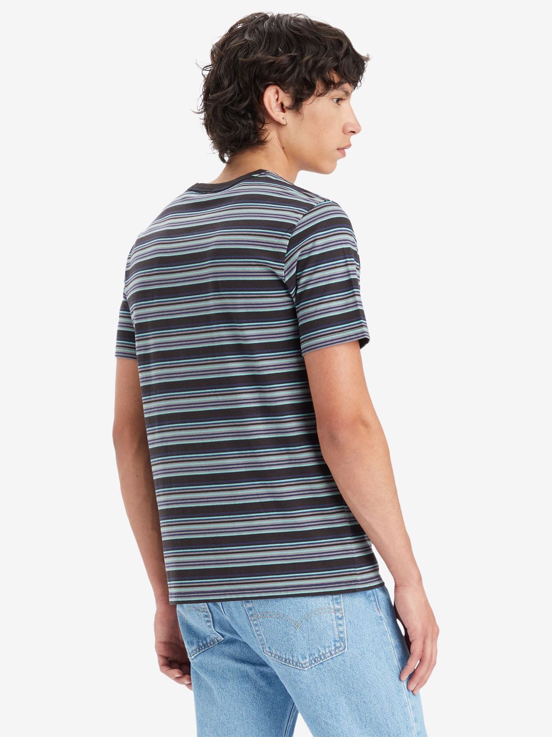 Levi's Short Sleeve Original Housemark T-Shirt, Blue/Multi, S
