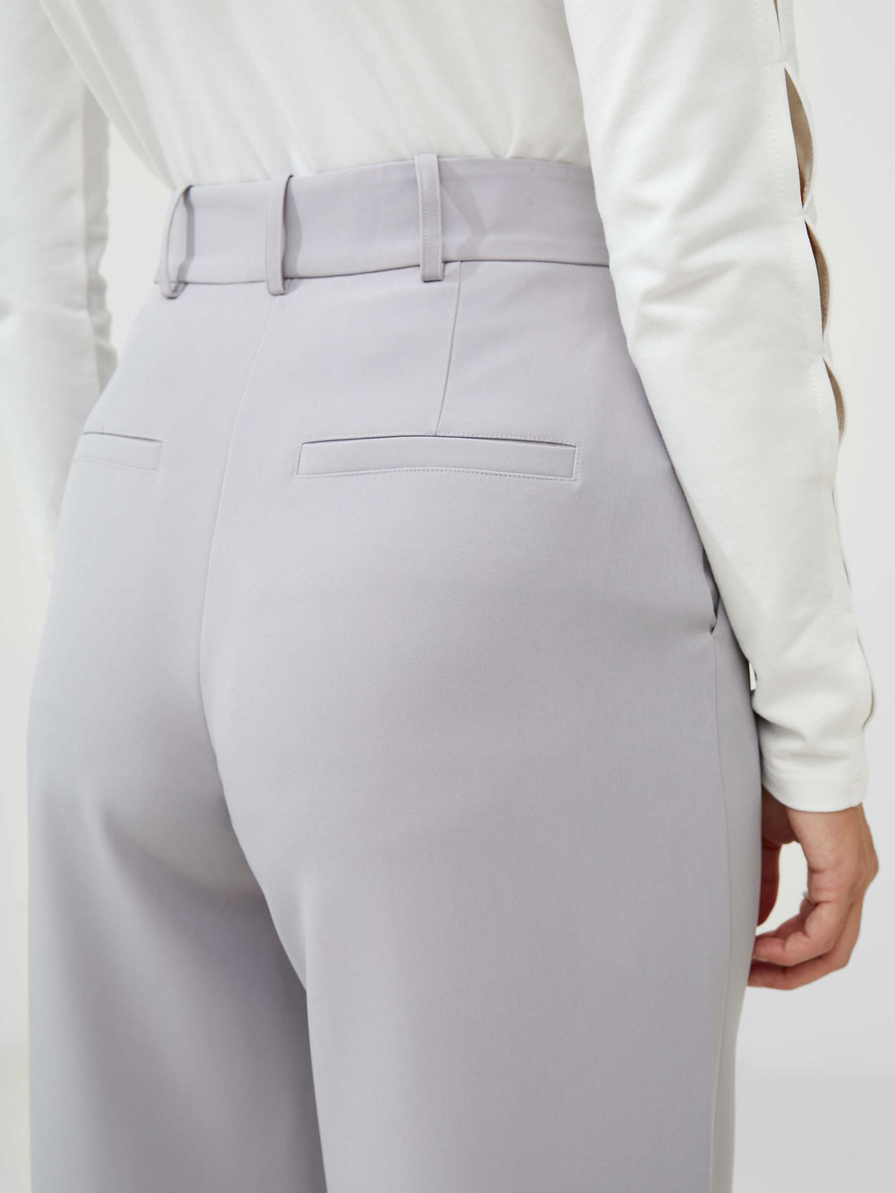 Buy French Connection Echo Wide Leg Crepe Trousers Online at johnlewis.com