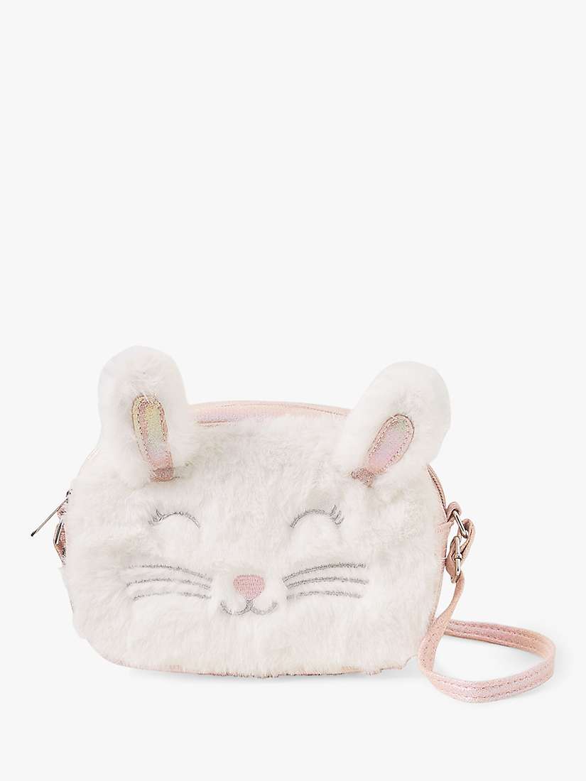 Buy Angels by Accessorize Kids' Fluffy Bunny Bag, Ivory Online at johnlewis.com